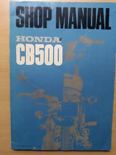 Honda CB500 Four  ORIGINAL  1972  Shop Manual,Werkstatthandbuch, Man.di Officina
