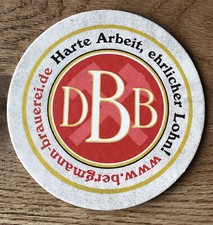 1 Bierdeckel DBB Bergmann Brauerei Dortmund powered by DSW21