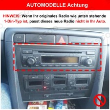 Autoradio 2+64G Für Audi A4 S4 RS4 8E 8F B6 B7 Seat Exeo Carplay Android 13 Navi