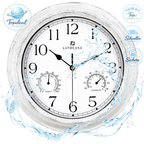 Wanduhr 30cm outdoor - 30cm,
