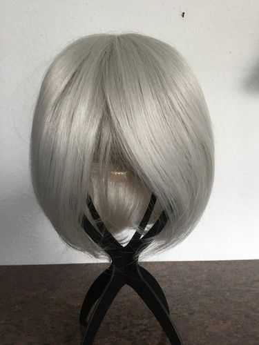 Echt haar perücke damen grau - perücke,