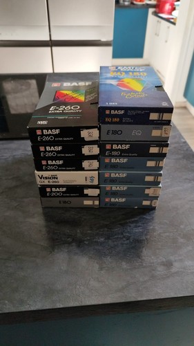 Vhs leerkassetten konvolut - vhs,