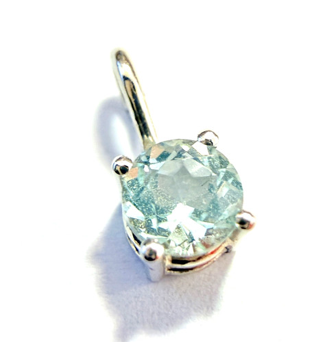 Mini anhänger mit aquamarin - mini,