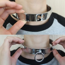 Edelstahl Halskragen Sklave Bondage ErwachseneHalskragen Halsband DE DE