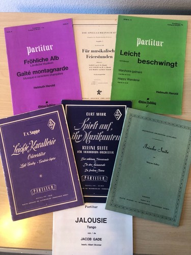 Konvolut notenhefte diverse - konvolut, „diverse