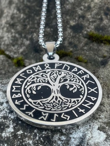 Anhänger weltenbaum yggdrasil - weltenbaum,
