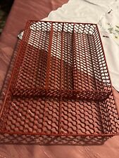 Rotes Sortierfach Für Schublade Besteck Korb Besteckkasten 4 Fächer Metall