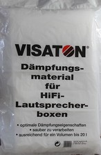 Visaton Dämmwatte Dämmwolle Dämmmaterial Dämmung  Hifi Boxen Lautsprecher 20L