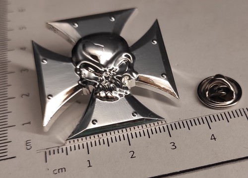 Pin anstecker skull eisernes - skull,