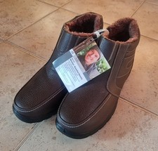 braune Winter-Komfort- Boots