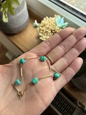 GoldArmband Mit Türkisen