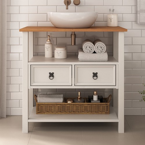 Waschbeckenunterschrank mit 2 - ,