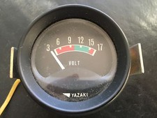 YAZAKI Voltmeter KFZ Zusatzinstrument