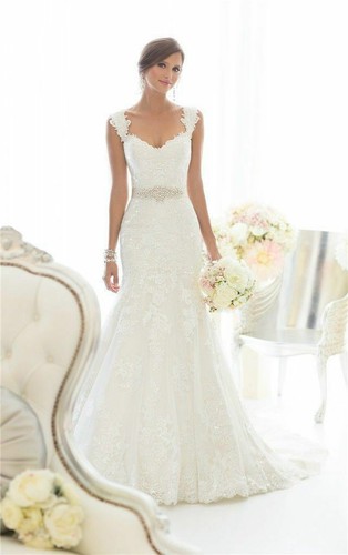 Spitze mermaid brautkleid - mermaid,