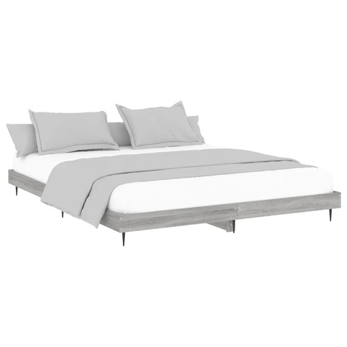 Bettgestell grau sonoma - grau,
