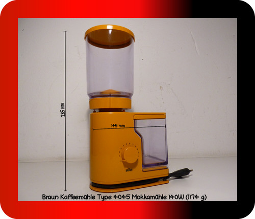 Braun kaffeemühle type - type, 4045