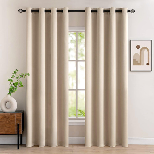 Miulee vorhänge beige - miulee,