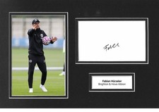 Fabian Hurzeler signed 12x8