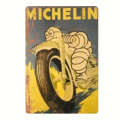 Blechschild michelin reifen - blechschild,