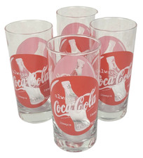 4 x Gläser Coca Cola always, 4er Set, Glas, 0,3L, Höhe: 14,7cm, Top