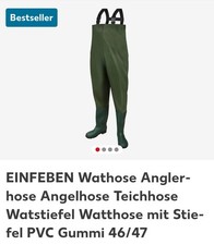 Wathose mit Anglerstiefel