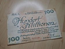 Notgeld 100 millionen mark - 100,