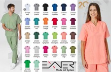 Kasack Schlupfkasack Kittel Pflege OP Medizin Workwear Gastro Exner 273 XS-7XL