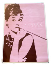 Audrey Hepburn Pink Silhouette