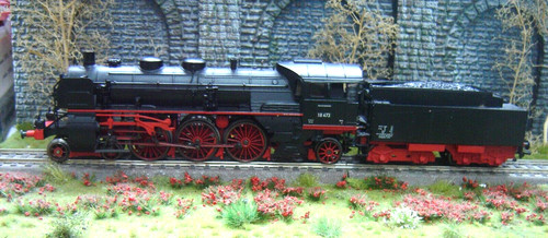 Märklin dampflok 6 br18 - ho,