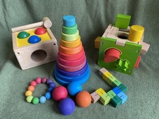 Sammlung Holzspielzeug