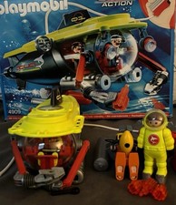 Playmobil 4909 Tiefsee- Tauchboot Boot Figuren Mit Bauanleitung