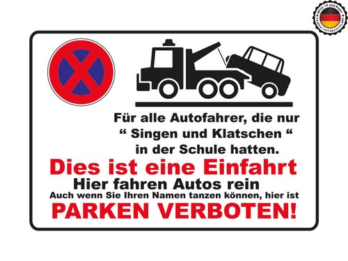 Parkverbot schild parken - parkverbot,