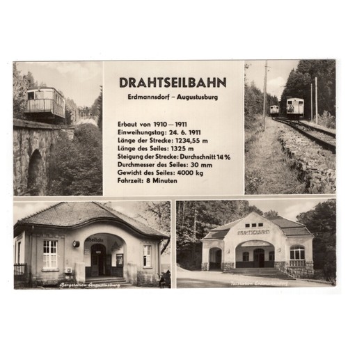 Eisenbahn drahtseilbahn - ak,