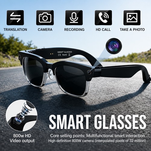 Smart glasses kamera - smart,