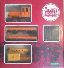 LGB Startset/Starter-Set/Startpackung Güterzug: Diesellok+Güterwagen/Waggons G