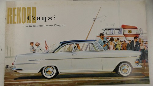 Opel rekord coupé 1963 - opel,