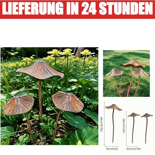 Pilz gartenstecker gusseisen - pilz,