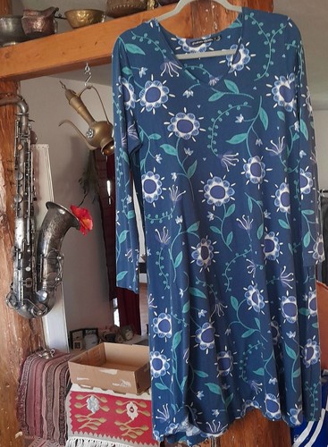 Gudrun sjoden blau kleid - ,