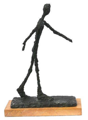 Skulptur gehender mann walking - mann,