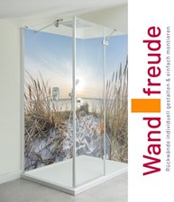 Duschrückwand Alu Meerblick Duschrückwände Einzel und Ecklösung Fliesenersatz