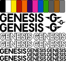GENESIS aufkleber sticker