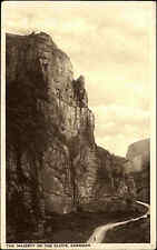 Cheddar Somerset England AK 1948 Cliffs Klippen Felsen Rocks Landschaft Nature
