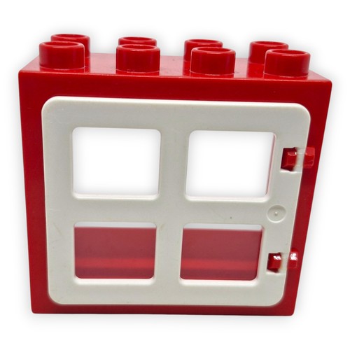 Lego duplo fenster rahmen rot - duplo,