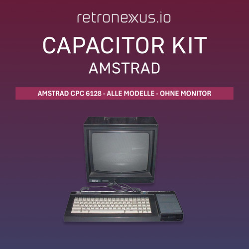 Amstrad cpc 6128 capacitor kit - 6128,
