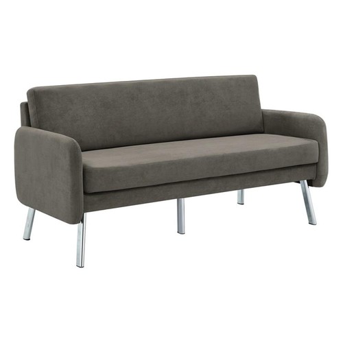 Lounge sofa charcoal fabric - sofa,