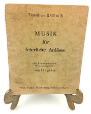 Noten Musik für feierliche Anlässe Tenorhorn für Harmoniemusik H. Egidius