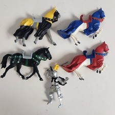 Vtg. Plastoy Medieval Horses