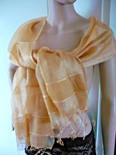 großer + breiter Rohseide