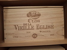 6x CLOS de la vieille Eglise 2018 0,75 Liter Rotwein Pomerol OHK