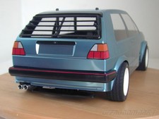 TAMIYA RC VW Golf II GTI 16V Rear Window Louver Heck Jalousie Katzentreppe 1:10